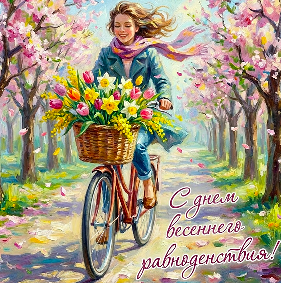 Фото Открытки с Днём весеннего равноденствия 2026 4 - Сиб.ФМ Фото Открытки с Днём весеннего равноденствия 2026 4